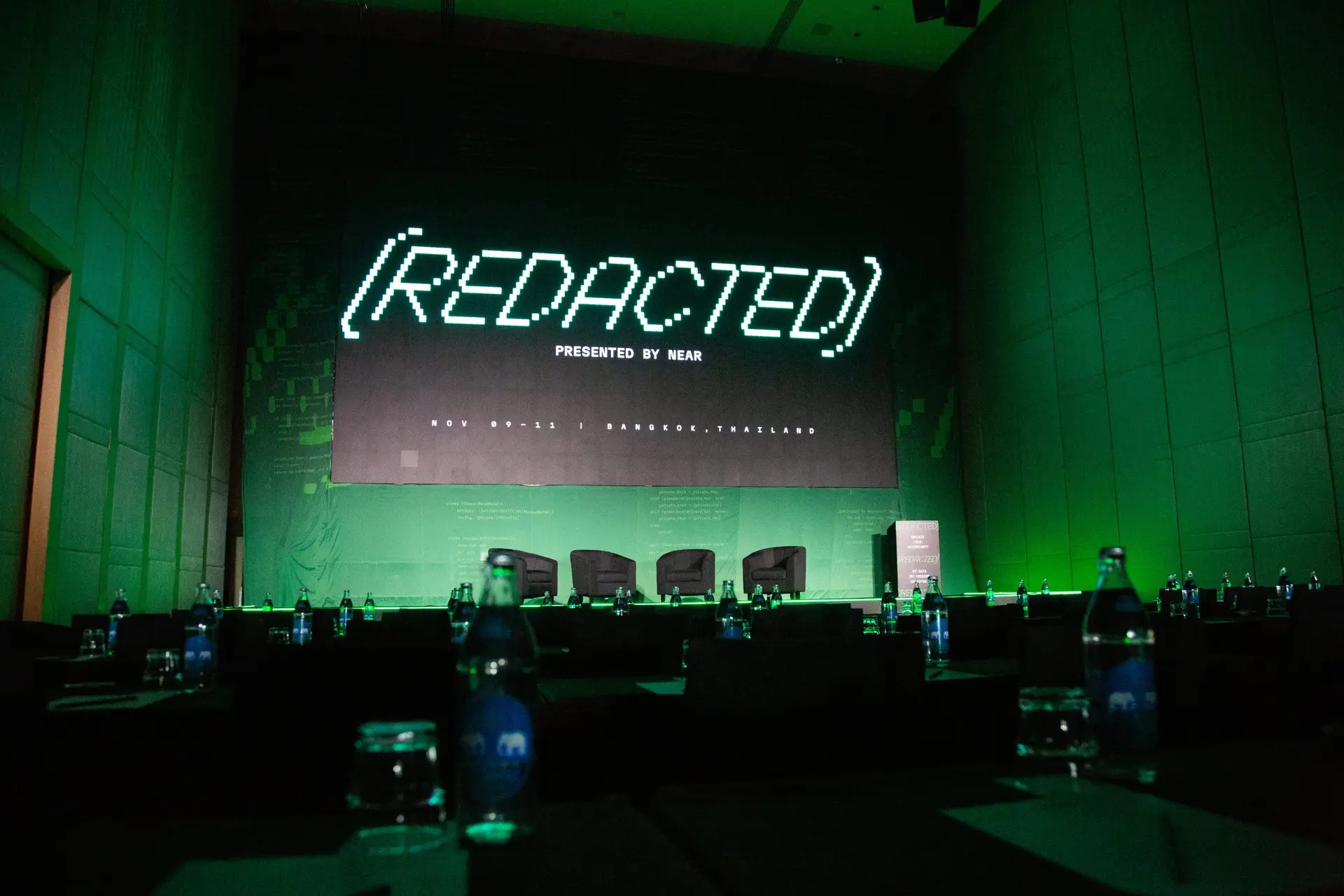 Audience at the [REDACTED] 2024 blockchain conference in Bangkok