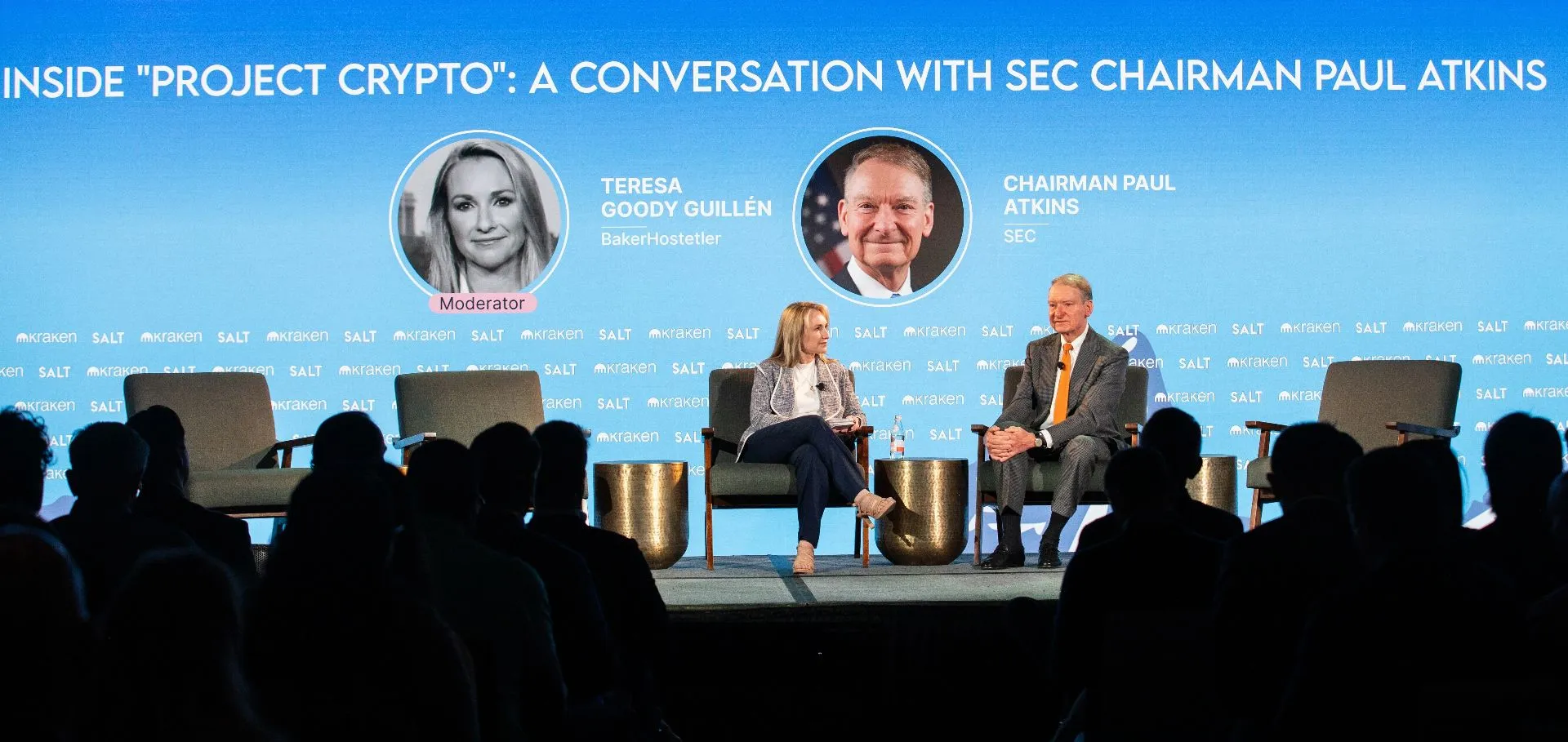 SEC Chairman Paul Atkins speaking